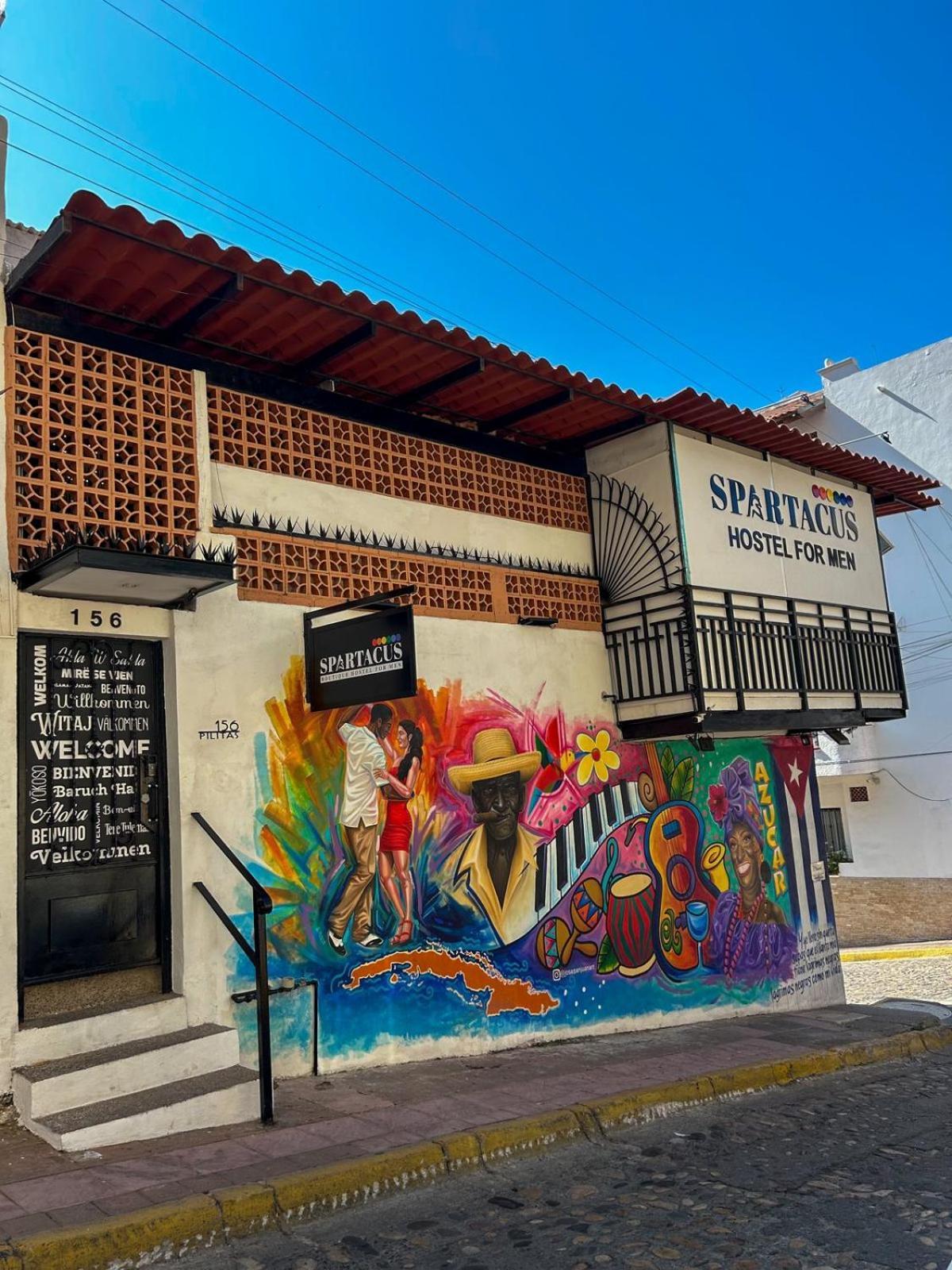 Spartacus Hostel Boutique For Men Puerto Vallarta Exterior photo
